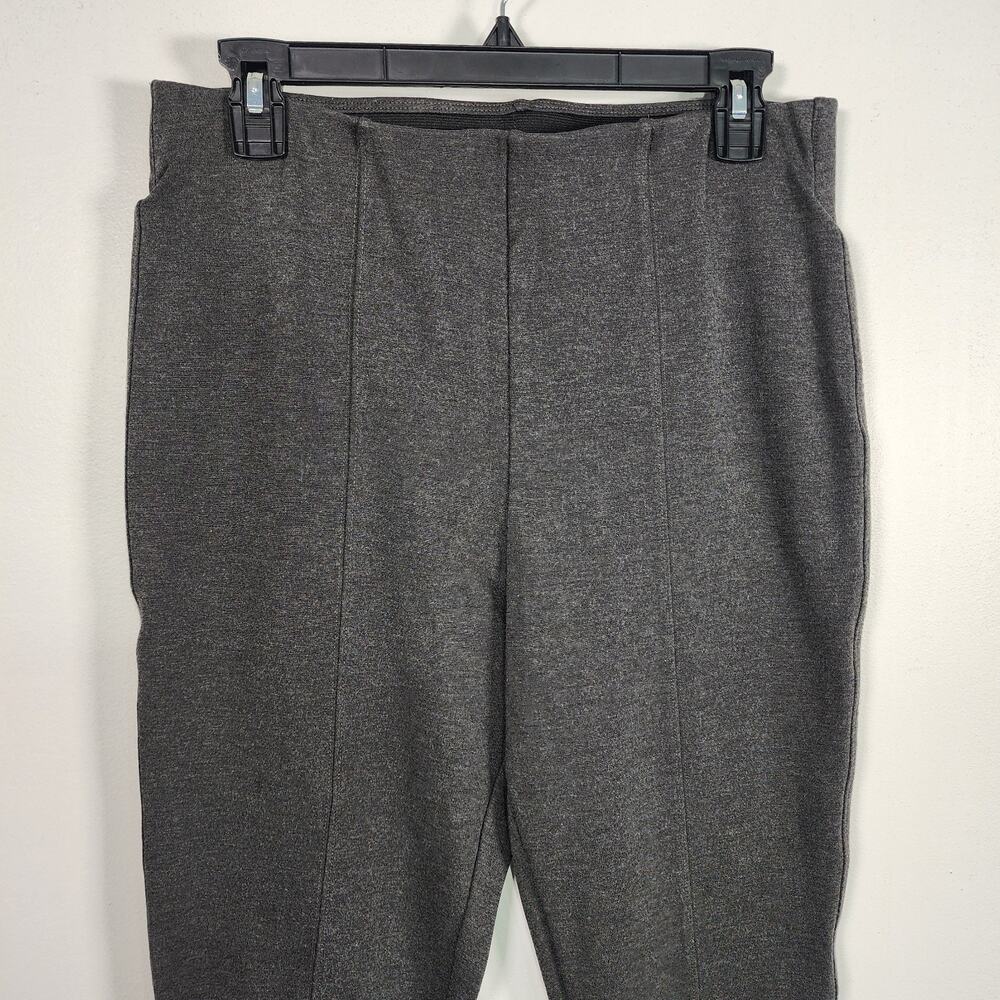 Old Navy Womens Extra High-Waisted Stevie Skinny Pants Large Heather Gray Ponte - Picture 4 of 9